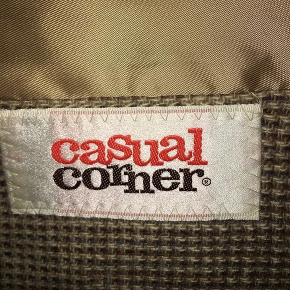 Casual Corner Brown Houndstooth Blazer - Picture 4 of 5